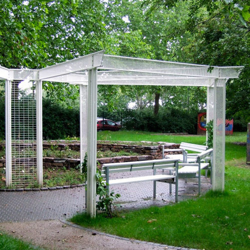 Self-supporting pergola - VIA VERDE A - Euroform K. Winkler GmbH - metal / for public space
