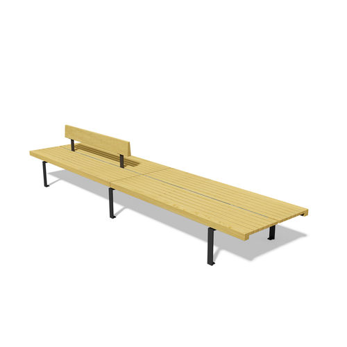Traditional public bench LINEA 382 Euroform K. Winkler GmbH