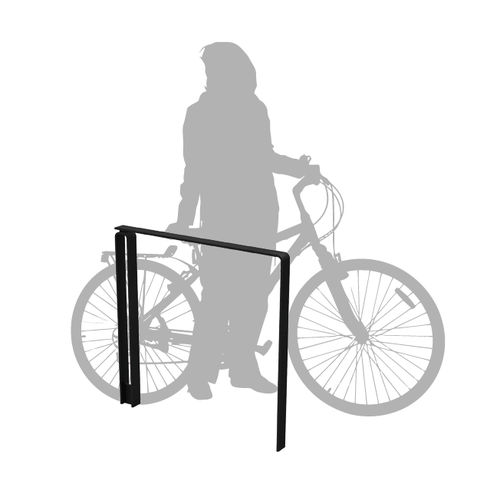 Floor-mounted bike rack - LINEABICI LIGHT - Euroform K. Winkler GmbH - for public space / galvanised steel / commercial
