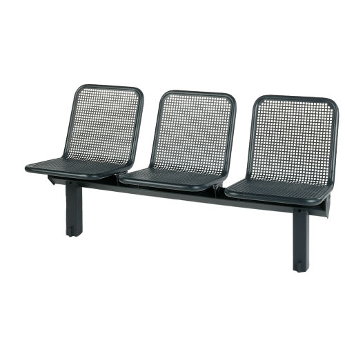 Galvanised steel beam chair - ECONOMY - Euroform K. Winkler GmbH - 3-seater / 2-person / 1-person