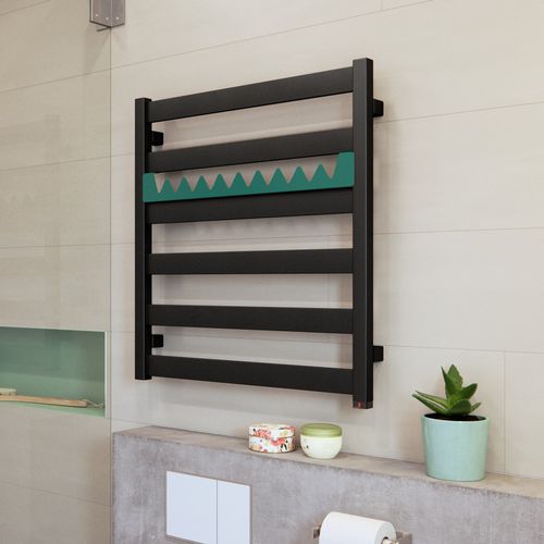 Hot water towel radiator - VIVO ONE - Terma Sp. z o.o. - electric / contemporary / metal