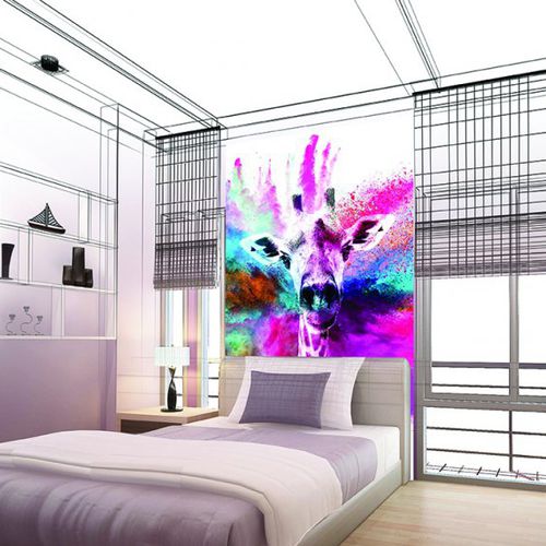 Contemporary wallpaper - RAFFA GI - Agena Srl - nonwoven fabric / animal motif / 3D effect