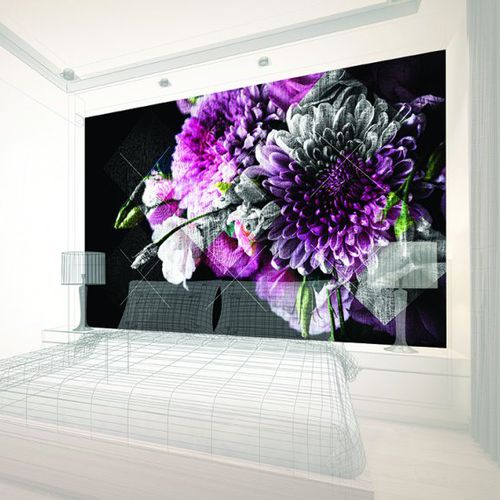 Contemporary wallpaper - ROMANTIC - Agena Srl - nonwoven fabric / floral / scenic