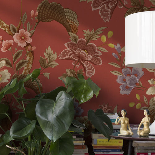 Contemporary wallpaper - OPULENCE - Agena Srl - nonwoven fabric / floral / multi-color