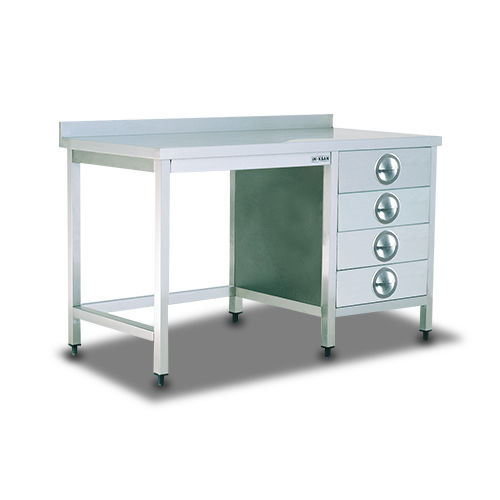 Stainless Steel Prep Table With Storage Compartment Tc4 Inoksan