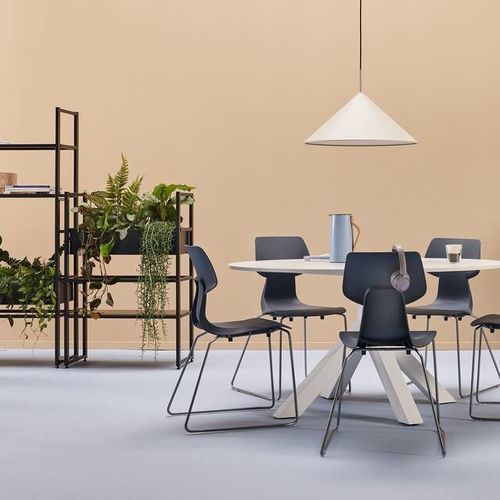 Modern chair - WIZZ - Ahrend - for indoor use / natural oak / birch