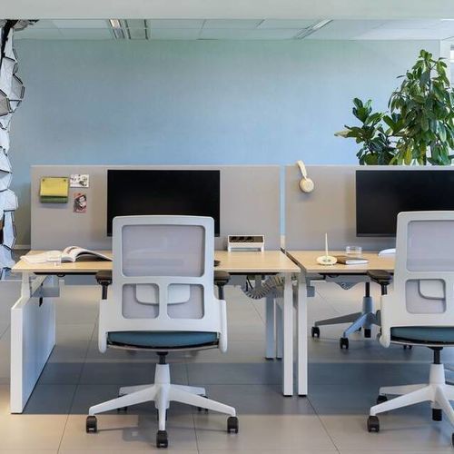 Desk mounted acoustic panel - S25 &amp; S50 - Ahrend - for partition wall / in acoustic fabric / fabric