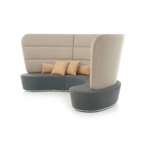 Modular sofa - PINTO HIGH - Ahrend - corner / semicircular / contemporary