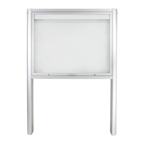 Outdoor display panel - 1593 16xA4 DIN A0 - SDB Vitrinebouw BV - magnetic / glass / aluminum
