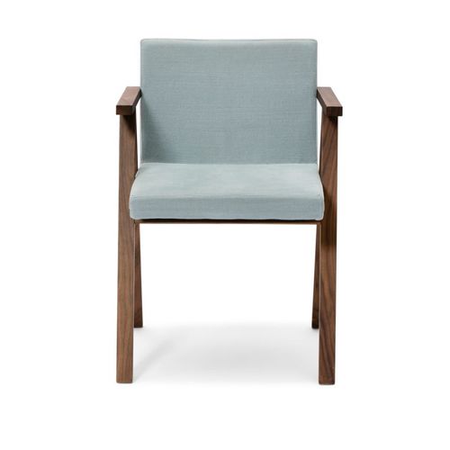 Contemporary dining chair - MODEL D - Linteloo - indoor / ash / walnut base