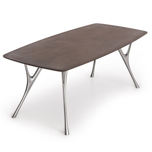 Contemporary table - PEGASO METAL - Caimi Brevetti SpA - composite / cast aluminum base / rectangular