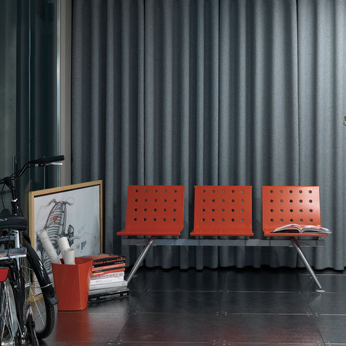 Sheet steel beam chair - ULISSE  - Caimi Brevetti SpA - painted steel / painted aluminum / perforated sheet metal