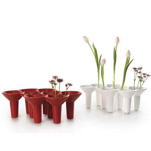 Original design vase - KABO, design Alessandro Zambelli - Caimi Brevetti SpA - sandstone / handmade / commercial