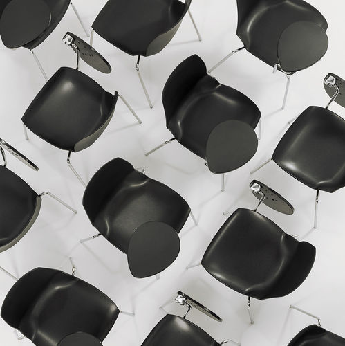 Contemporary chair - KALEIDOS  - Caimi Brevetti SpA - indoor / polyamide / steel base