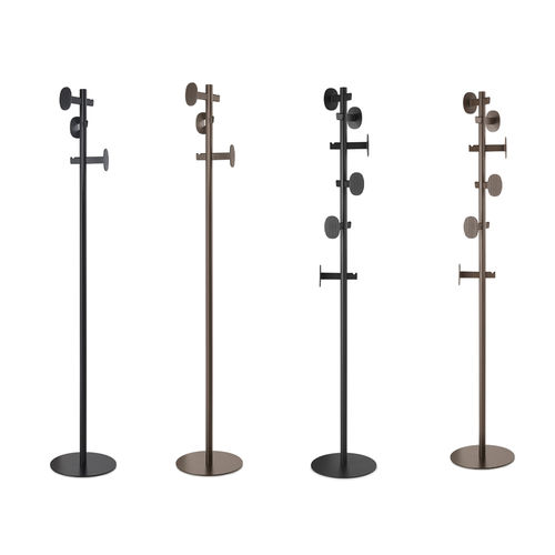 Floor coat rack - LUTHEA - Caimi Brevetti SpA - contemporary / painted steel / zamak