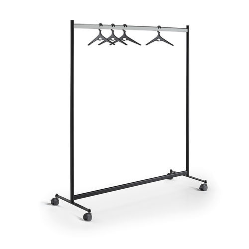Floor coat rack - RAPID - Caimi Brevetti SpA - contemporary / painted steel / chrome steel