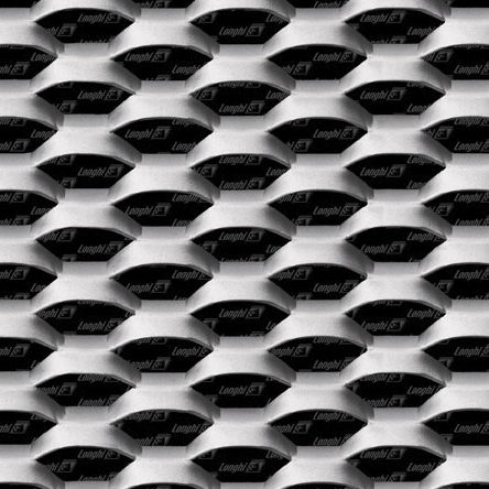 Perforated sheet metal - EXA 05   - Italfim - expanded / aluminum / facade
