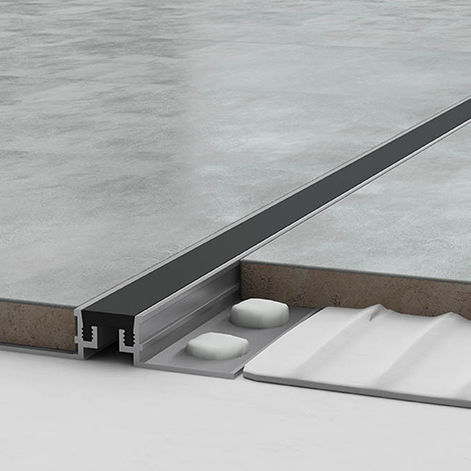 Aluminum expansion joint - NOVOJUNTA® METALLIC FLEX - EMAC - street / floor / facade