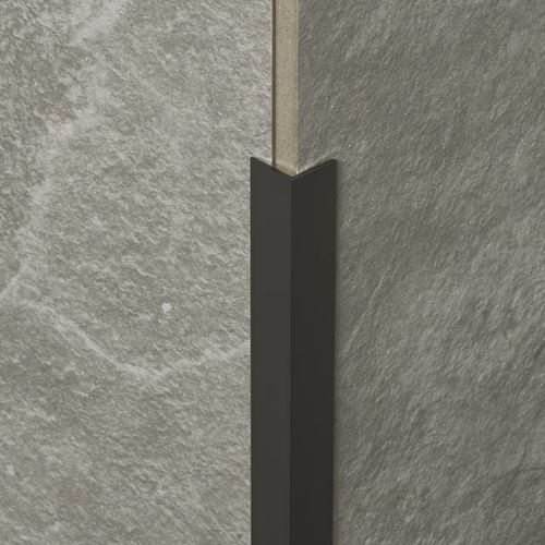 Aluminum edge trim - NOVOESCUADRA - EMAC - silver-colored / white / black