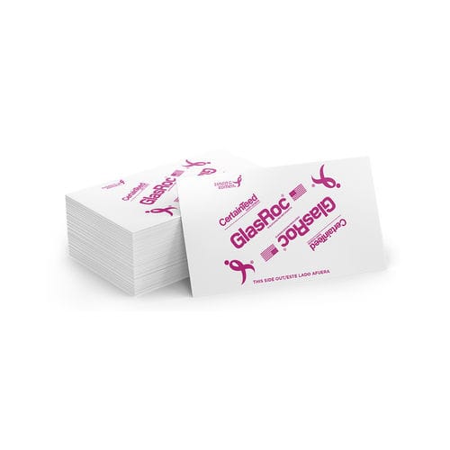 Water-repellent plasterboard - GLASROC®  - Certain Teed - custom / flexible / curved