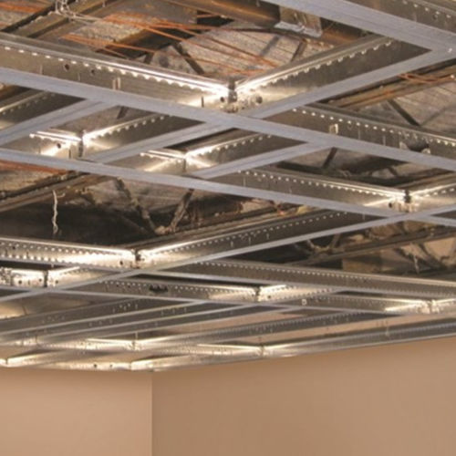 Metal ceiling suspension system - DRYWALL - Certain Teed - galvanized ...