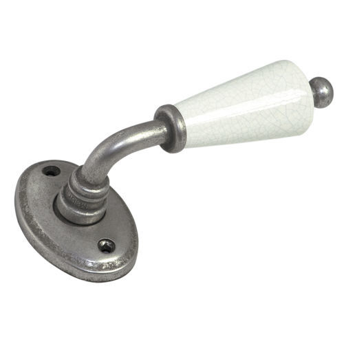 Door handle - 400 - MANI-GRIP, S.L - brass / porcelain / traditional