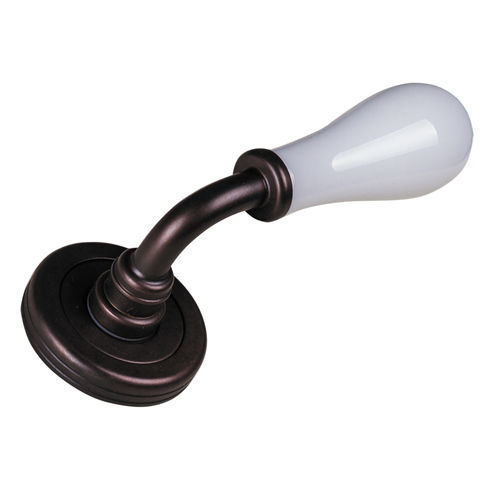 Door handle - 420  - MANI-GRIP, S.L - brass / porcelain / traditional