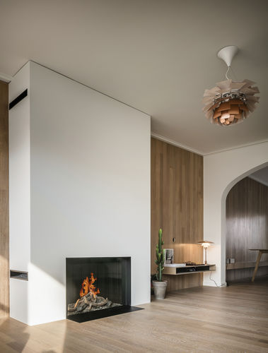 Gas fireplace - AVENUE GAS HIGH EFFICIENCY 7 - Metalfire Architectural fireplaces - built-in / Single-sided / closed