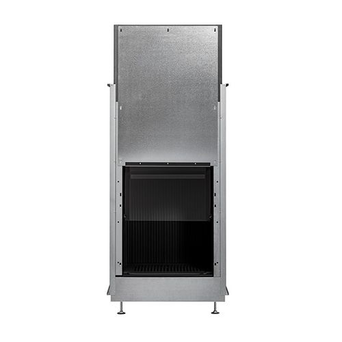 Wood-burning fireplace - ULTIME D MF 600-75 WHE 1S - Metalfire Architectural fireplaces - free-standing / free-standing / Single-sided