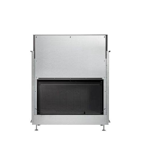 Wood-burning fireplace - ULTIME D MF 1050-50 WHE 1S - Metalfire Architectural fireplaces - free-standing / free-standing / Single-sided
