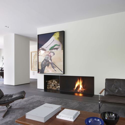 Wood-burning fireplace - UNIVERSAL - Metalfire Architectural fireplaces - built-in / Single-sided / open hearth
