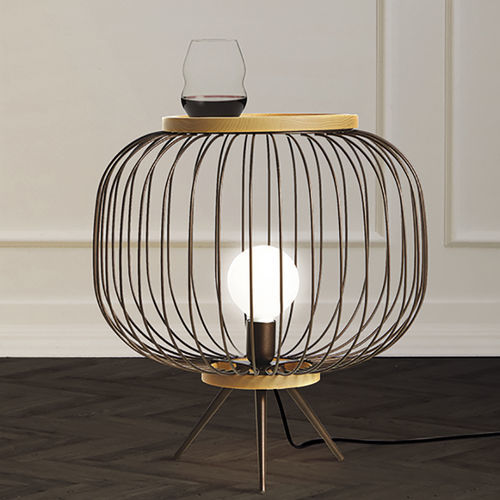 Floor lamp - CHAPLIN  - GIBAS - pendant / powder-coated steel / contemporary