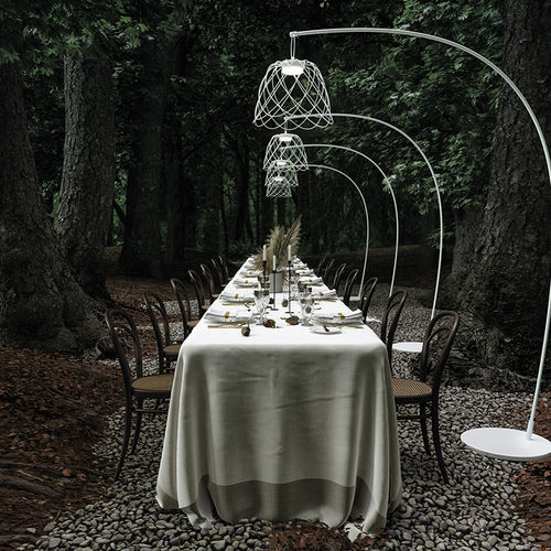 Floor-standing lamp - 107.34 - GIBAS - wire / contemporary / with rechargeable battery