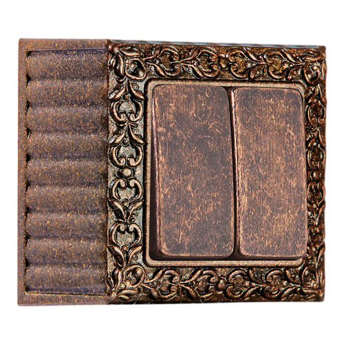 Light switch - SAN SEBASTIAN - FEDE Switch & Light - push-button / surface-mount / double
