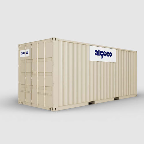 Storage container building - 20 - Algeco - reusable / galvanised steel