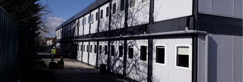 School container building - PCL303 - Algeco - galvanised steel