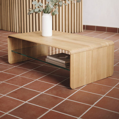 Contemporary coffee table - OLIA - JAVORINA - oak / walnut / oiled wood