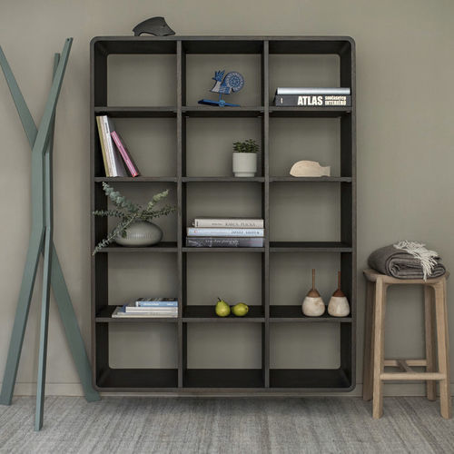 Wall-mounted bookcase - ULTRA  - JAVORINA - contemporary / oak / walnut