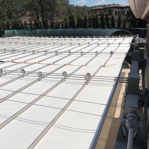 Composite textile membrane - Tensaform - roof / water-repellent / prefab