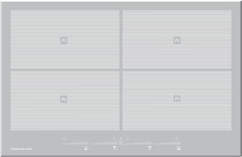 Induction cooktop - EKI 8940.0 PWF - TEKA KUPPERSBUSCH - 4 burner / built-in / with touch controls