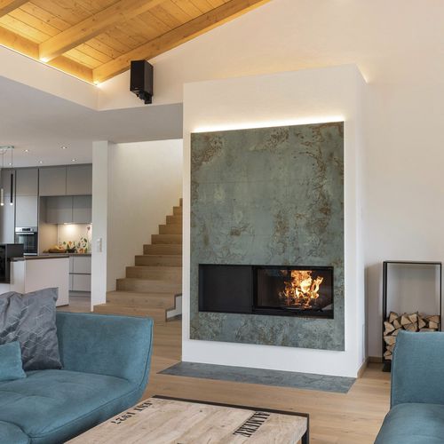 Wood-burning fireplace - VIOLINO - Rüegg Cheminée Schweiz AG - built-in / Single-sided / closed hearth