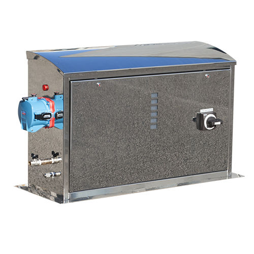 Electrical distribution bollard - HARBOR - New VMR S.r.l. - stainless steel / water supply / for compressed air