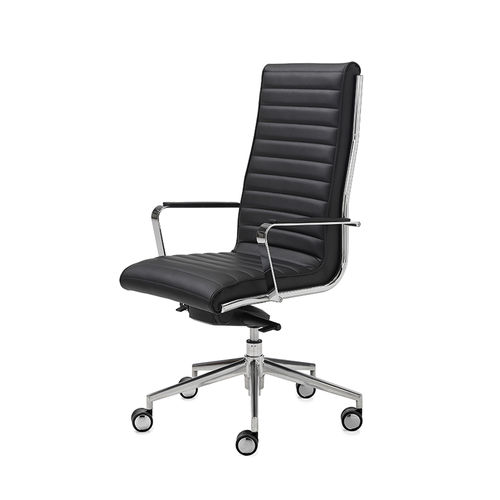 Contemporary office chair - TRINITY - DILEOFFICE - indoor / fabric / leather