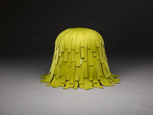 Original design pouf - SHAGGY - mminterier - leather
