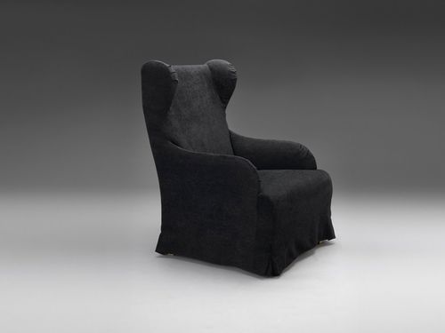 Traditional armchair - BRUNO - mminterier - leather / fabric / wing