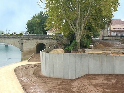 Reinforced concrete retaining wall - 125 / 125+ SERIES - Chapsol - modular / prefab