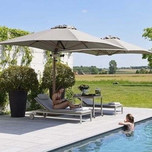 Cantilever parasol - P6 - PROSTOR - square / round / rectangular