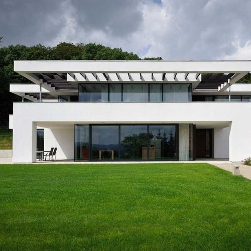 Sliding patio door - S 77 HI - heroal - aluminium / double-glazed / double leaf