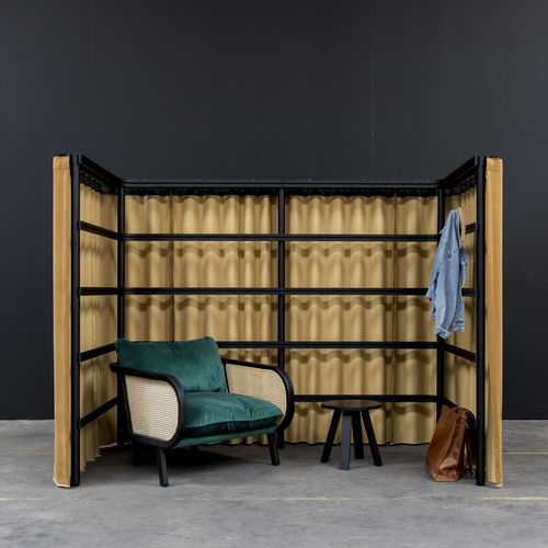 Acoustic privacy office space - BUZZIBRACKS - BuzziSpace - modular / for meeting / metal