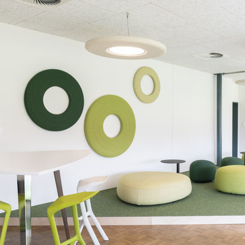 Pendant lamp - BUZZIMOON - BuzziSpace - fabric / contemporary / corded